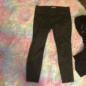 Army green cargo jeans size 10